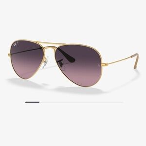 PURPLE AVIATOR RAY-BANS